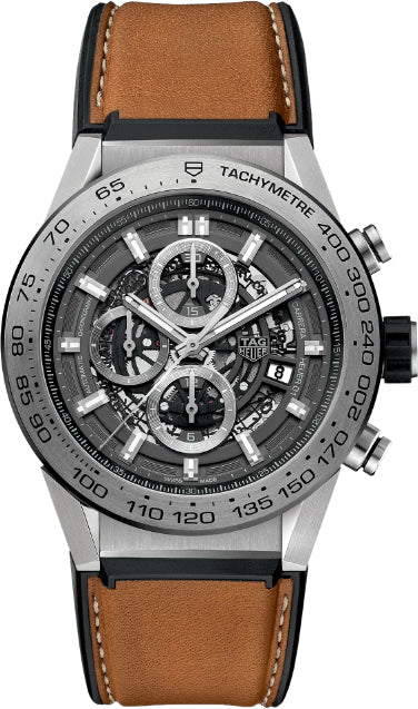 TAG HEUER Carrera Skeleton Grey Dial Men'S Watch Car2A8A.Ft6072 1