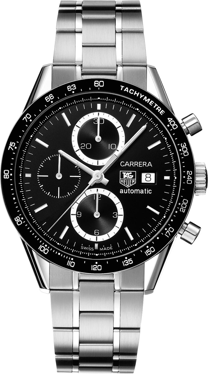 TAG HEUER Carrera 41Mm Black Dial Men'S Watch Cv2010.Ba0794 1