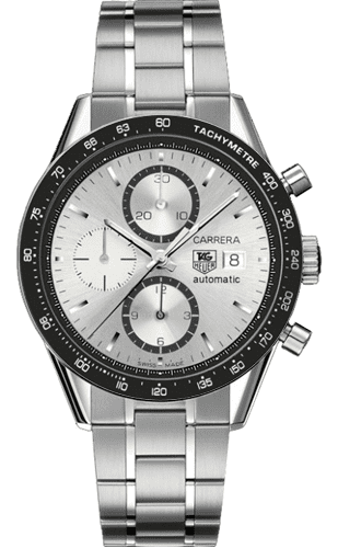 TAG HEUER Carrera Automatic Silver Dial Men'S Watch Cv2011.Ba0786 1