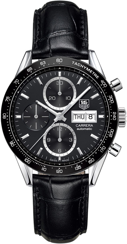TAG HEUER Carrera Chronograph Day Date Men'S Watch Cv201Ag.Fc6266 1
