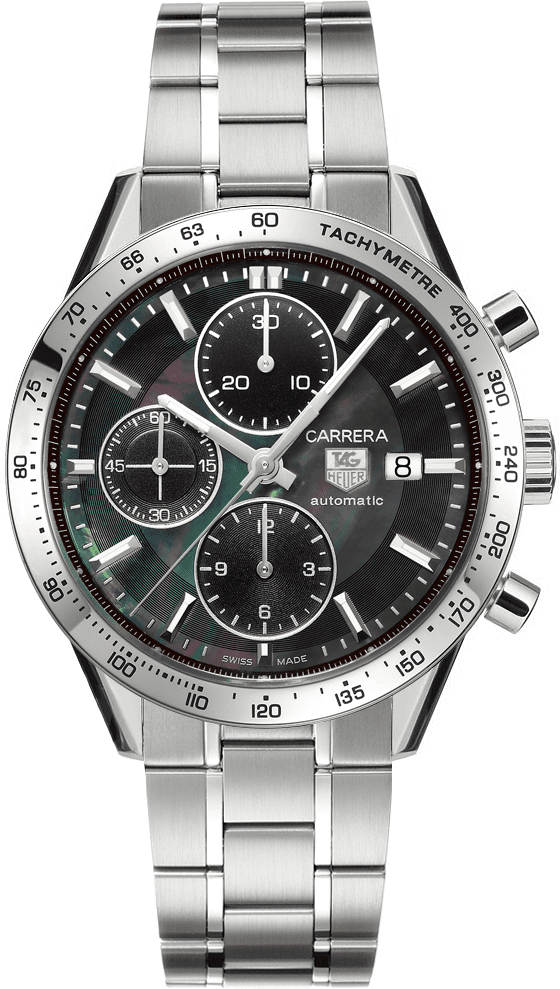 TAG HEUER Carrera Chronograph Dial Men'S Watch Cv201P.Ba0794 1