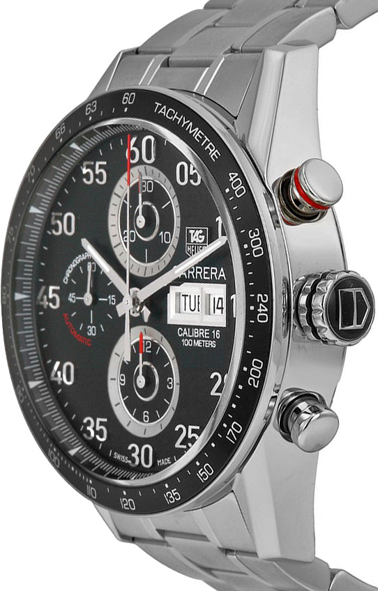TAG HEUER Carrera 43Mm Chronograph Men'S Watch Cv2A10.Ba0796 2