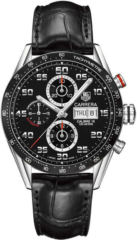 TAG HEUER Carrera Chronograph Day-Date Men'S Watch Cv2A1R.Fc6235 1