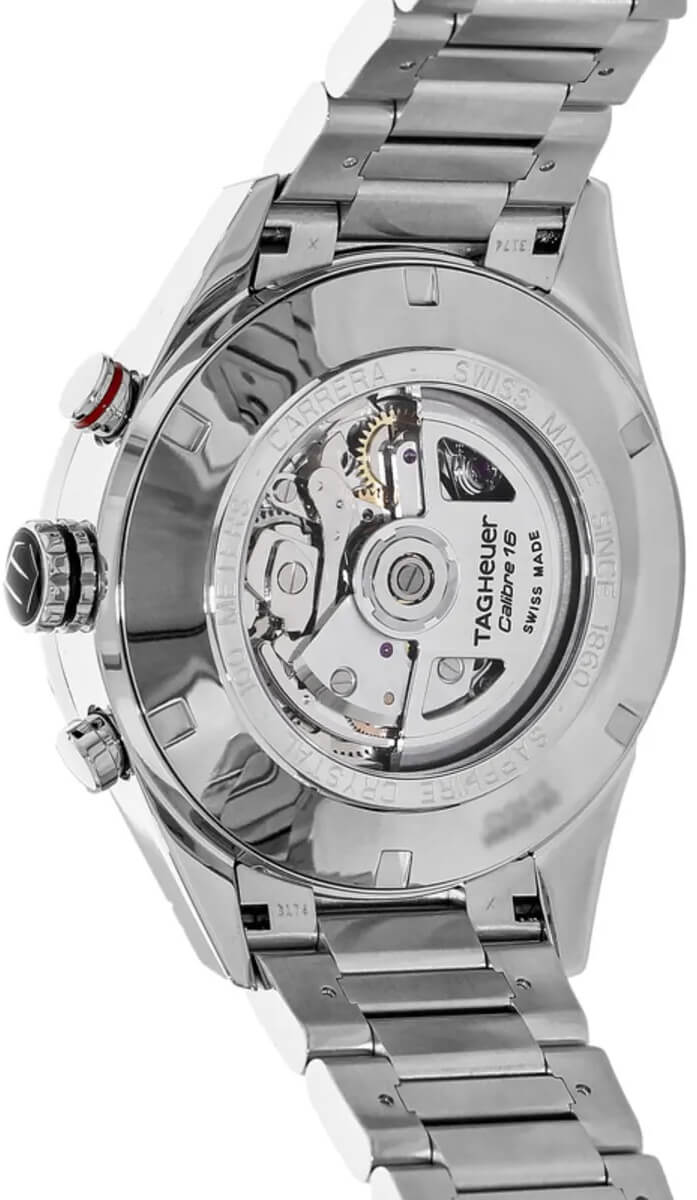 TAG HEUER Carrera 43Mm Brown Dial Men'S Watch Cv2A1S.Ba0799 3