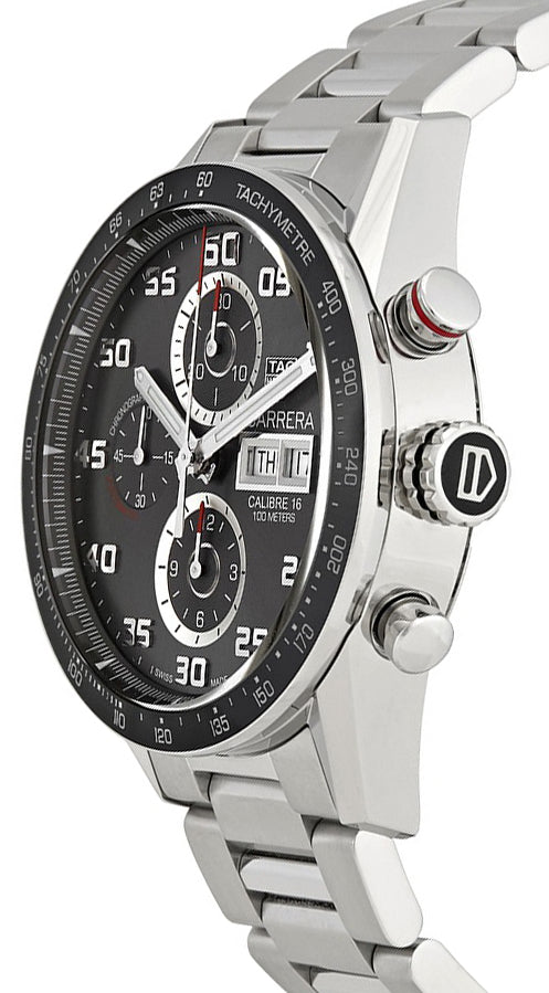 TAG HEUER Carrera Chronograph Anthracite Dial Men'S Watch Cv2A1U.Ba0738 2