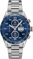 TAG HEUER Carrera Chronograph Blue Dial Men'S Watch Cv2A1V.Ba0738 1