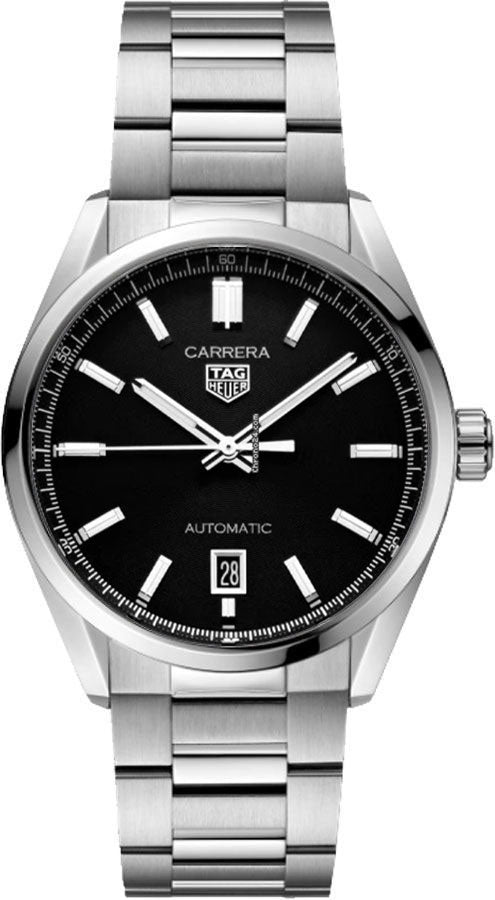TAG HEUER Carrera Date Calibre 5 Black Dial Men'S Watch Wbn2110.Ba0639 1