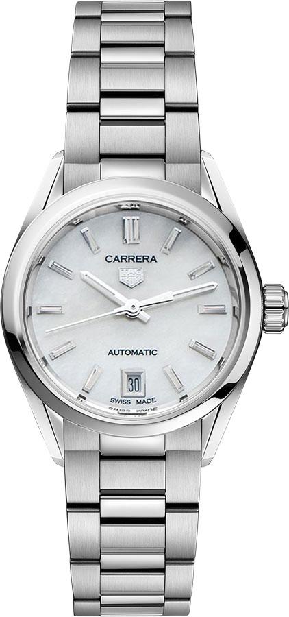 TAG HEUER Carrera Date Mother Of Pearl Women'S Watch Wbn2410.Ba0621 1