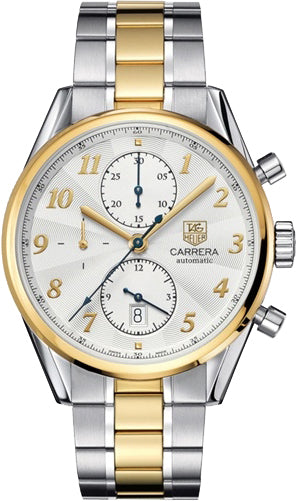 TAG HEUER Carrera Heritage Gold & Steel Men'S Watch Cas2150.Bd0731 1