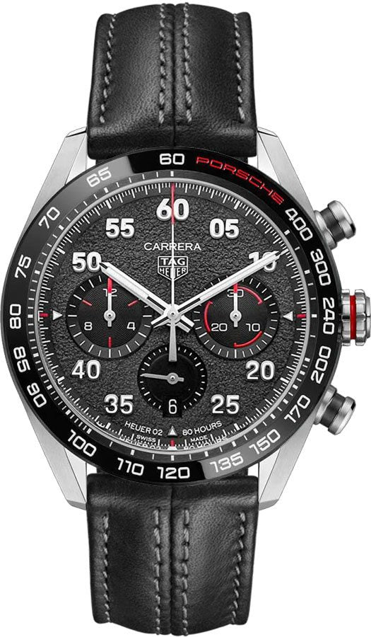 TAG HEUER Carrera Porsche Chronograph Grey Dial Men'S Watch Cbn2A1F.Fc6492 1