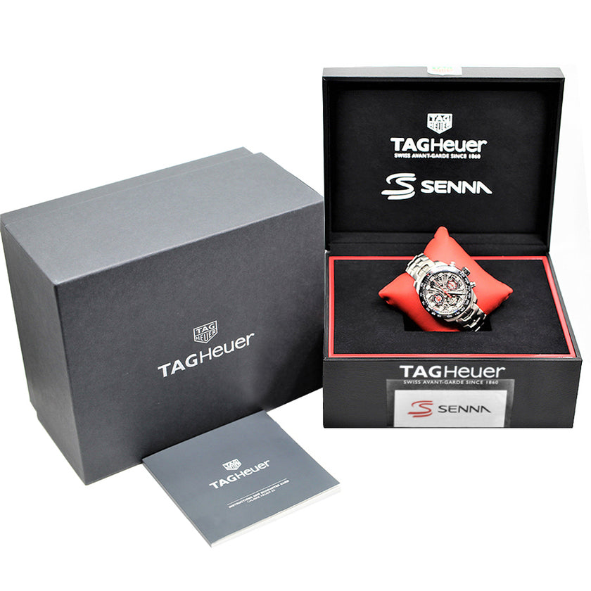 TAG HEUER Carrera Senna Special Edition Men'S Sport Watch Cbg2013.Ba0657 4