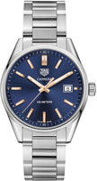 TAG HEUER Carrera Blue Dial Women'S Luxury Watch War1112.Ba0601 1