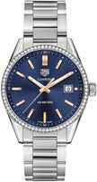 TAG HEUER Carrera Blue Dial Diamond Women'S Watch War1114.Ba0601 1
