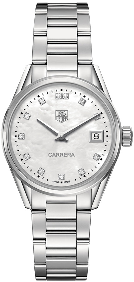 TAG HEUER Carrera Diamond Women'S Watch War1314.Ba0773 1