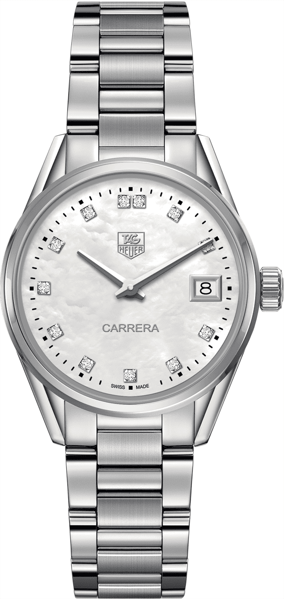 TAG HEUER Carrera Diamond Women'S Watch War1314.Ba0778 1