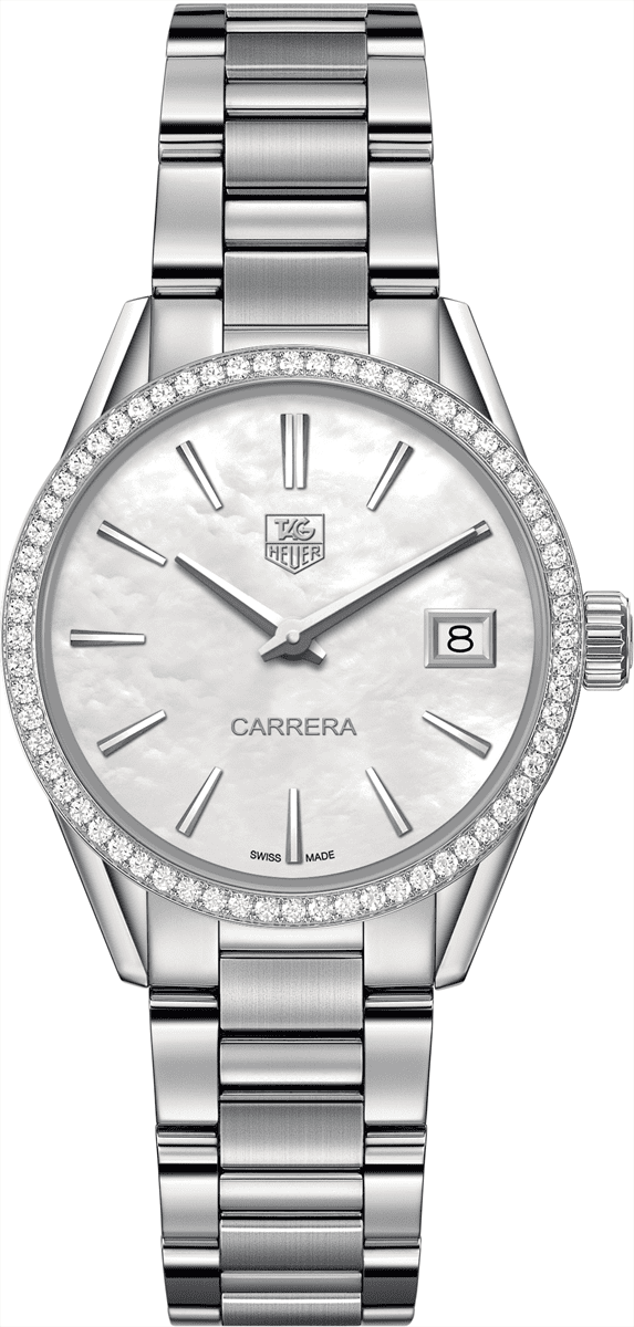 TAG HEUER Carrera Diamond Bezel Ladies Watch War1315.Ba0778 1