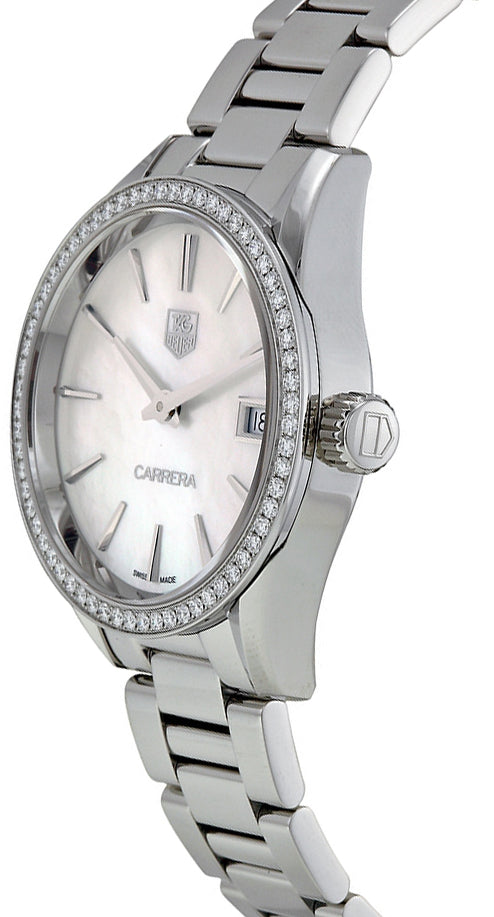 TAG HEUER Carrera Diamond Bezel Ladies Watch War1315.Ba0778 2