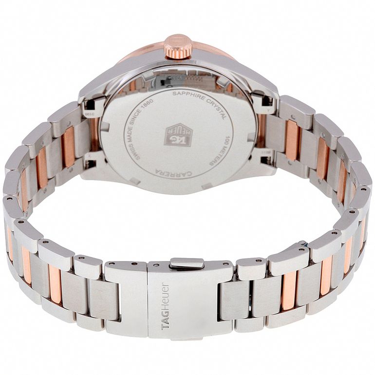 TAG HEUER Carrera Solid Rose Gold & Stainless Women'S Watch War1353.Bd0774 3