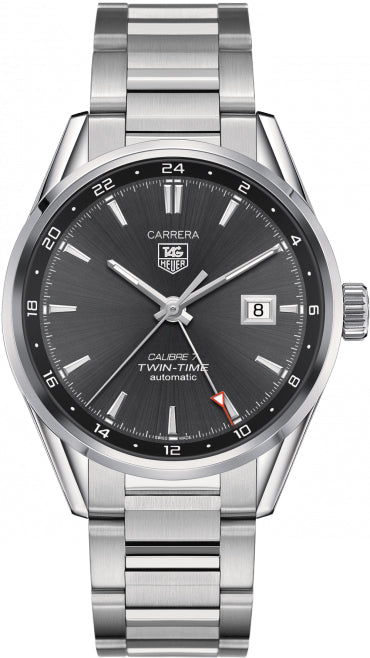 TAG HEUER Carrera Grey Dial Steel Men'S Watch War2012.Ba0723 1