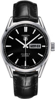 TAG HEUER Carrera Black Leather 41Mm Men'S Watch War201A.Fc6266 1