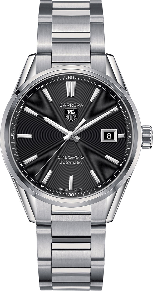 TAG HEUER Carrera 39Mm Calibre 5 Men'S Watch War211A.Ba0782 1