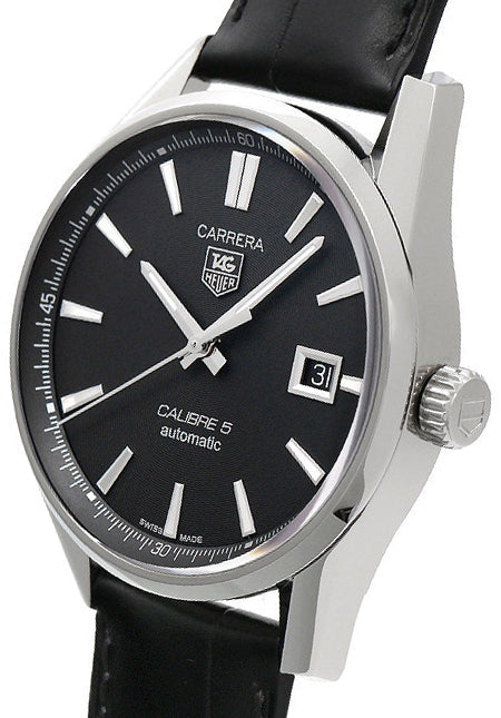 TAG HEUER Carrera Black Dial Men'S Watch War211A.Fc6180 2