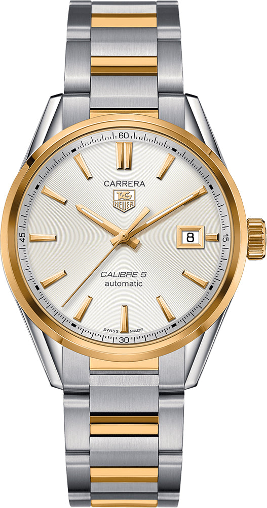 TAG HEUER Carrera 39Mm Gold & Steel Men'S Watch War215B.Bd0783 1