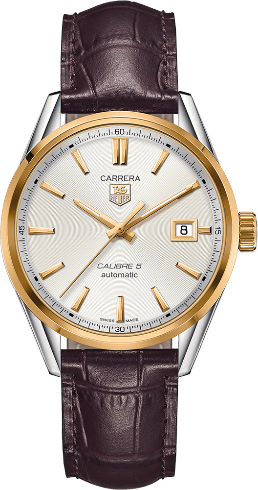 TAG HEUER Carrera 39Mm Silver Dial Men'S Watch War215B.Fc6181 1