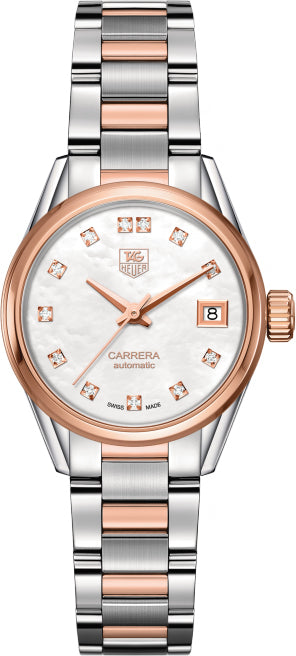 TAG HEUER Carrera 28Mm Diamond Women'S Watch War2452.Bd0777 1