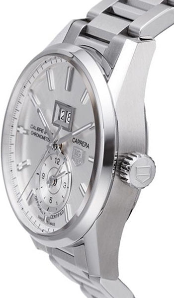 TAG HEUER Carrera Calibre 8 Gmt Silver Dial Men'S Watch War5011.Ba0723 2