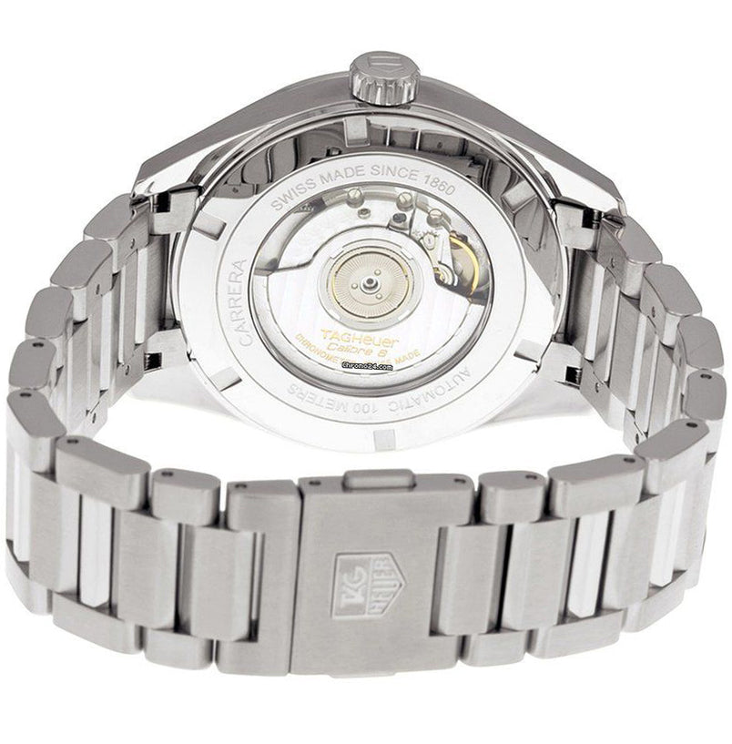 TAG HEUER Carrera Calibre 8 Gmt Silver Dial Men'S Watch War5011.Ba0723 3