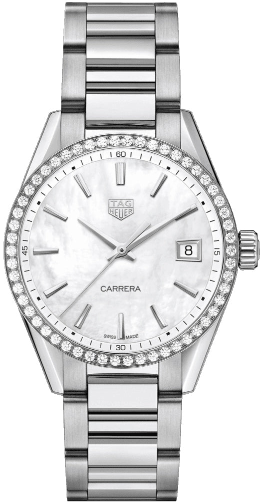 AUTHENTIC WATCHES Tag Heuer Carrera Quartz Women'S Diamond Watch Wbk1316.Ba0652 1