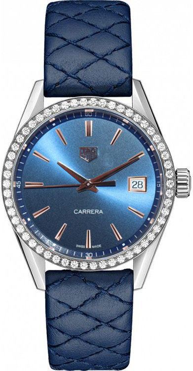AUTHENTIC WATCHES Tag Heuer Carrera Quartz Women'S Diamond Watch Wbk1317.Fc8259 1