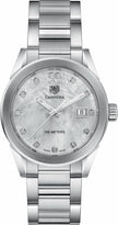TAG HEUER Carrera Mother Of Pearl Diamond Women'S Watch Wbg1312.Ba0758 1