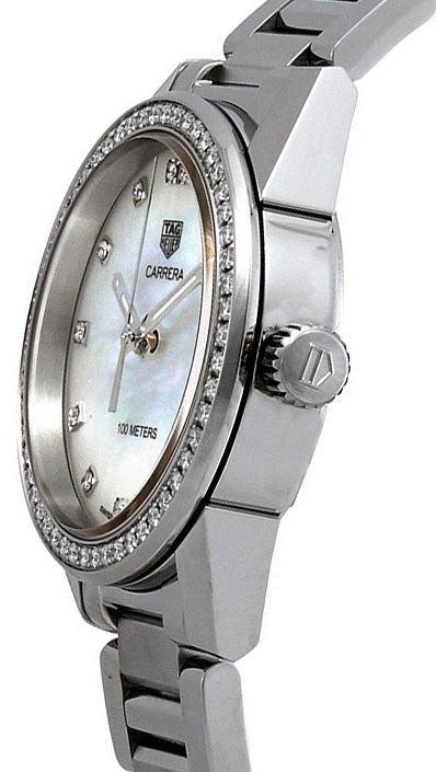 TAG HEUER Carrera 36Mm Diamond Women'S Watch Wbg1315.Ba0758 2