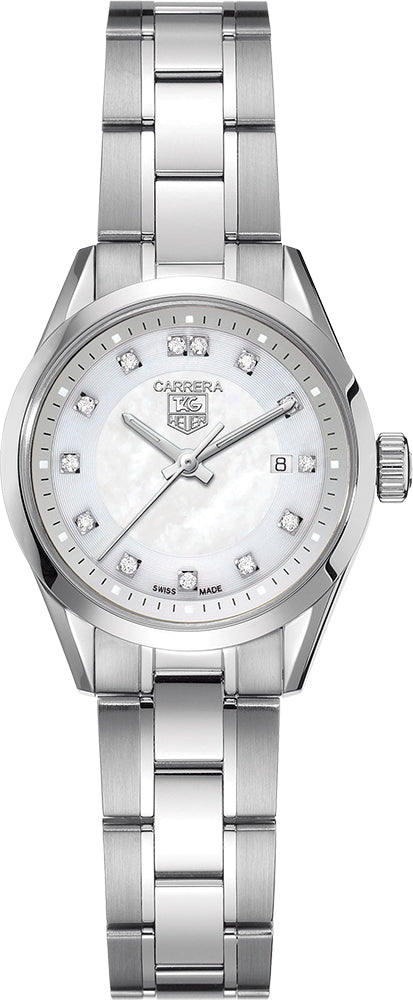 TAG HEUER Carrera Diamond 27Mm Women'S Watch Wv1411.Ba0793 1