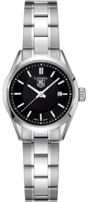TAG HEUER Carrera Black Dial 27Mm Women'S Watch Wv1414.Ba0793 1