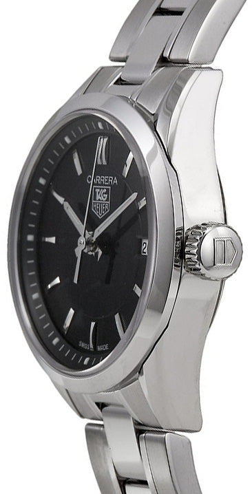 TAG HEUER Carrera Black Dial 27Mm Women'S Watch Wv1414.Ba0793 2