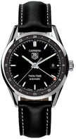 TAG HEUER Carrera Twin Time Black Dial Men'S Watch Wv2115.Fc6202 1