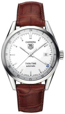 TAG HEUER Carrera Twin-Time 39Mm Men'S Watch Wv2116.Fc6181 1