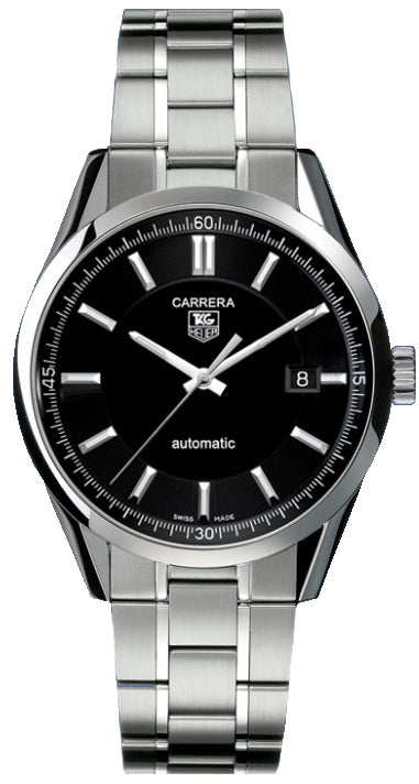 TAG HEUER Carrera 39Mm Black Dial Men'S Watch Wv211B.Ba0787 1