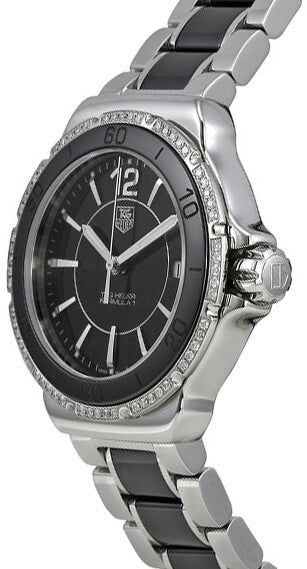 TAG HEUER Formula 1 Black Dial Diamond Women'S Watch Wah1212.Ba0859 2