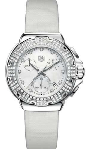 TAG HEUER Formula 1 White Pearl Dial Diamond Women'S Watch Cac1310.Fc6219 1