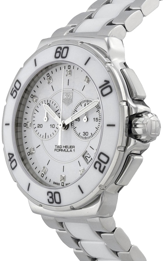TAG HEUER Formula 1 Diamond & Steel Women'S Luxury Watch Cah1211.Ba0863 2