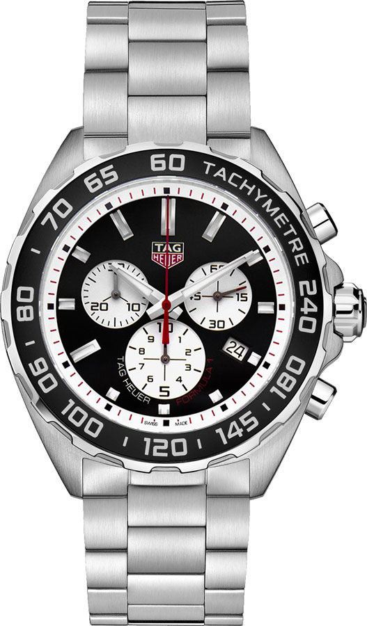 TAG HEUER Formula 1 Chronograph Black Dial Men'S Watch Caz101E.Ba0842 1