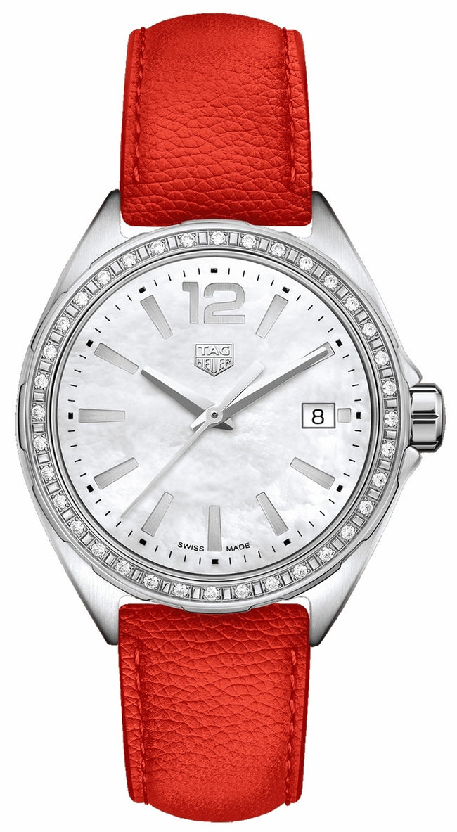AUTHENTIC WATCHES Tag Heuer Formula 1 Women'S Red Strap Watch Wbj131A.Fc8250 1