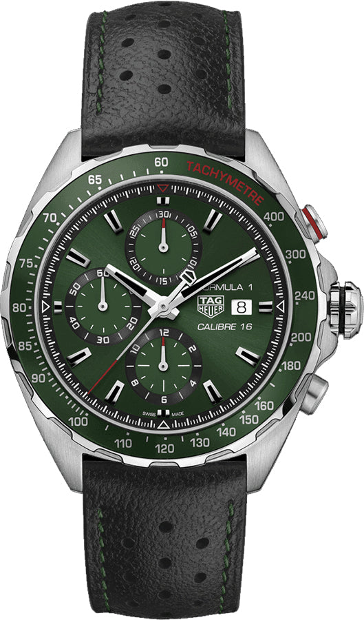 TAG HEUER Formula 1 Green Dial Men'S Watch Caz2016.Fc6473 1