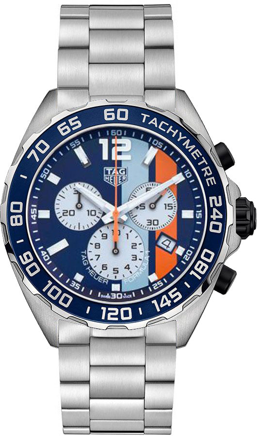 TAG HEUER Formula 1 Gulf Racing Men'S Watch Caz101N.Ba0842 1