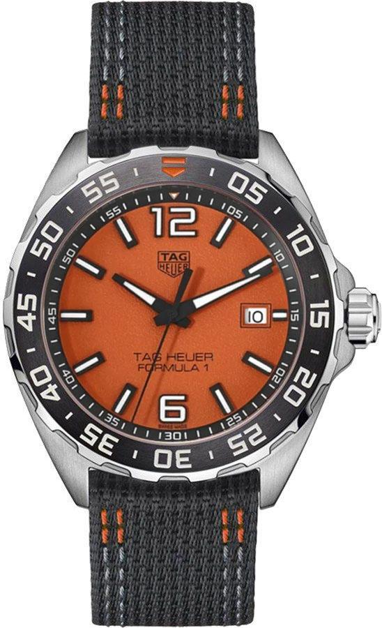 TAG HEUER Formula 1 Orange Dial Quartz Men'S Watch Waz101A.Fc8305 1