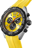 TAG HEUER Formula 1 Quartz Chronograph Yellow Men'S Watch Caz101Am.Ft8054 2